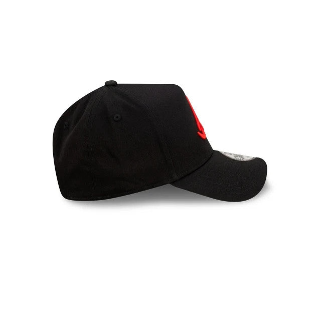New Era Atlanta Braves MLB 9Forty A-Frame Snapback Cap / Black / RRP £27