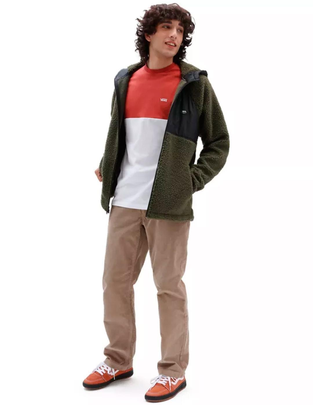 Vans Colorblock Tee / White Chilli Oil / Mens / RRP £25