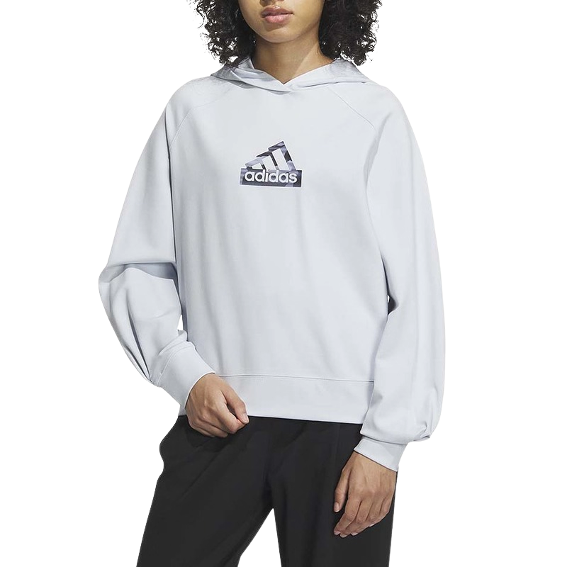 Adidas Womens Tech Hoodie / Light Blue / RRP £65