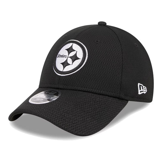 New Era Adult Pittsburgh Steelers 9Forty Adjustable Cap / Black White / RRP £24