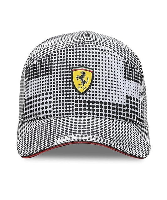 Puma Adult Scuderia Ferrari Camo BB Adjustable Cap / White / RRP £40