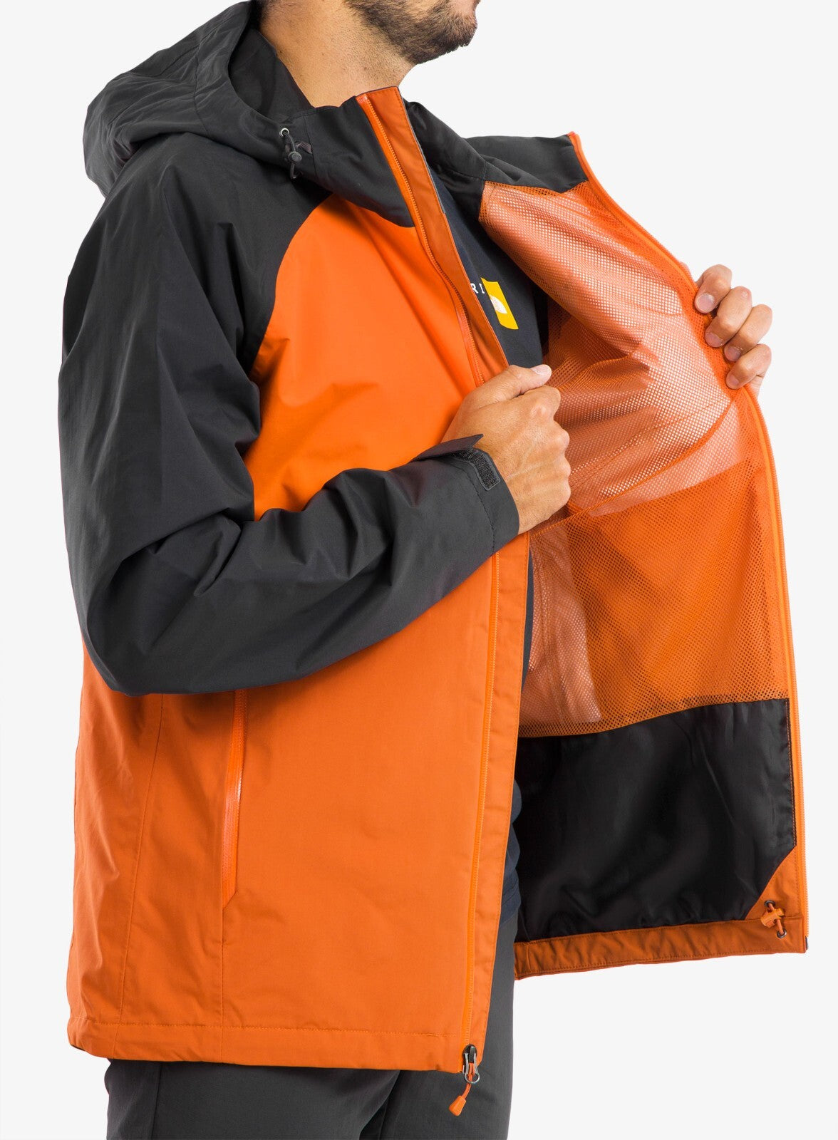The North Face Mens Stratos Jacket / BNWT / Burnt Ochre Asphalt Grey / RRP £145