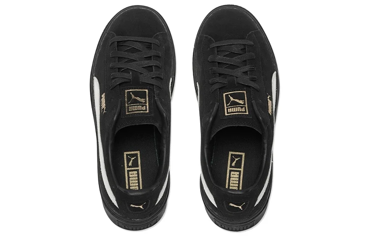 Puma Womens Suede Platform Trainers / Black / RRP £80