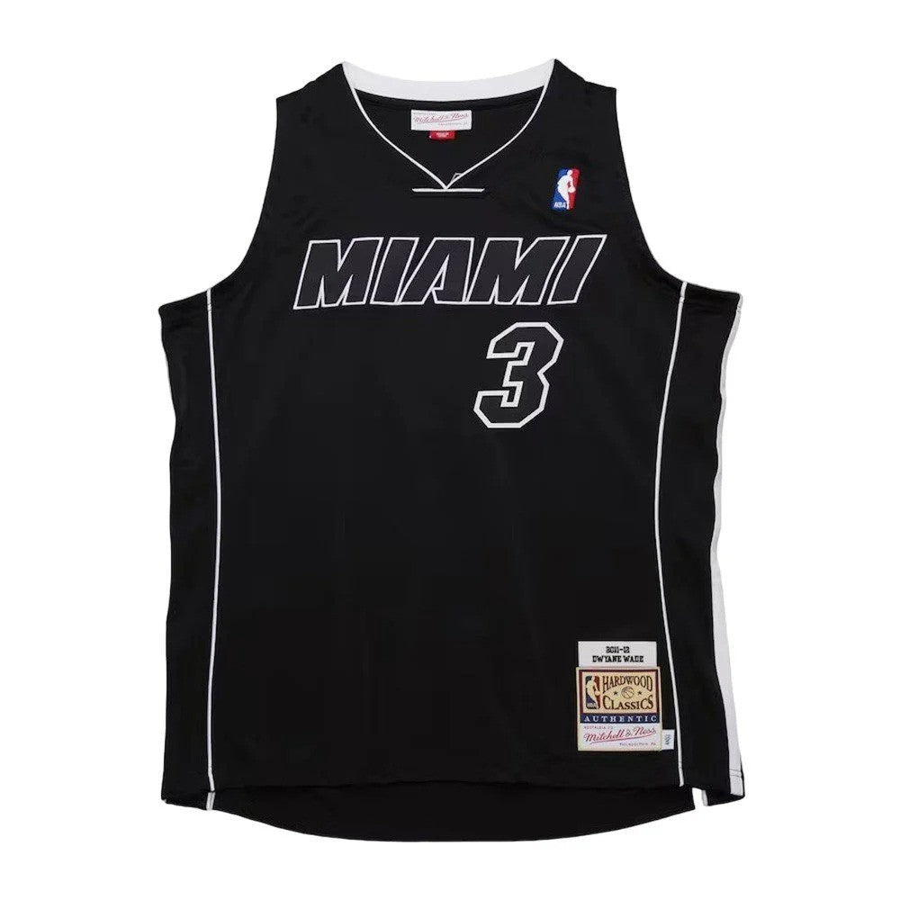 Mitchell & Ness Miami Heat 2011 Dwayne Wade Basketball Jersey / Black / RRP £260