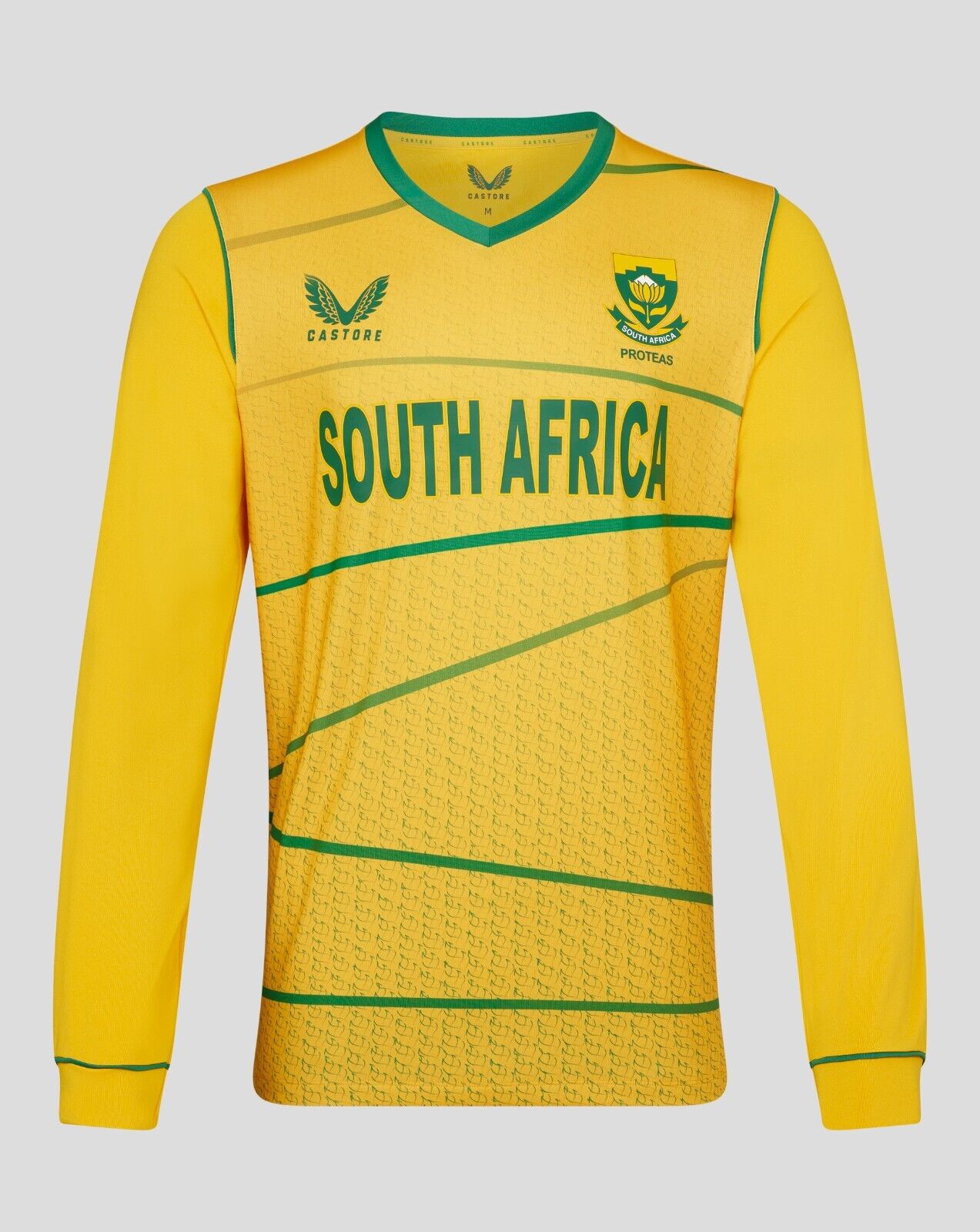 Castore Mens Cricket South Africa  Pullover  T20 / BNWT / Yellow / RRP £65