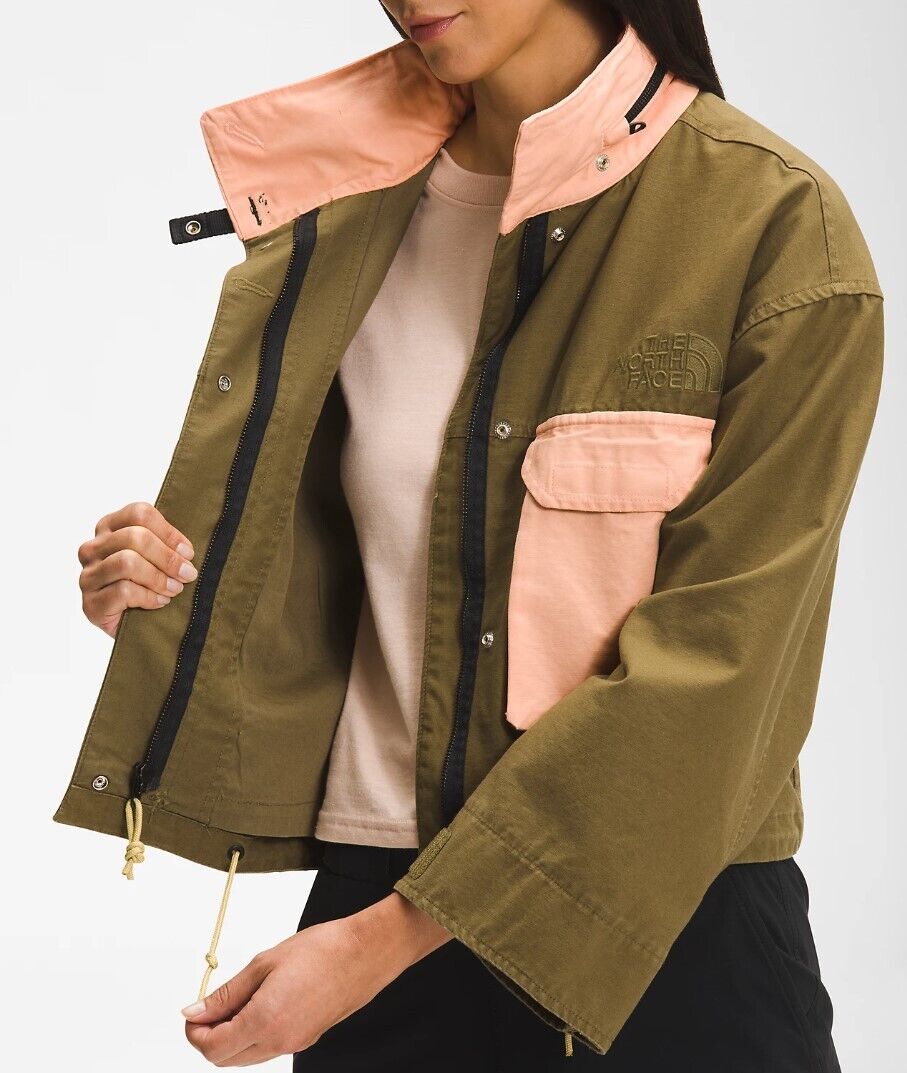 The North Face Women’s M66 UTILITY Field Jacket–Military Olive/Apricotice Jacket