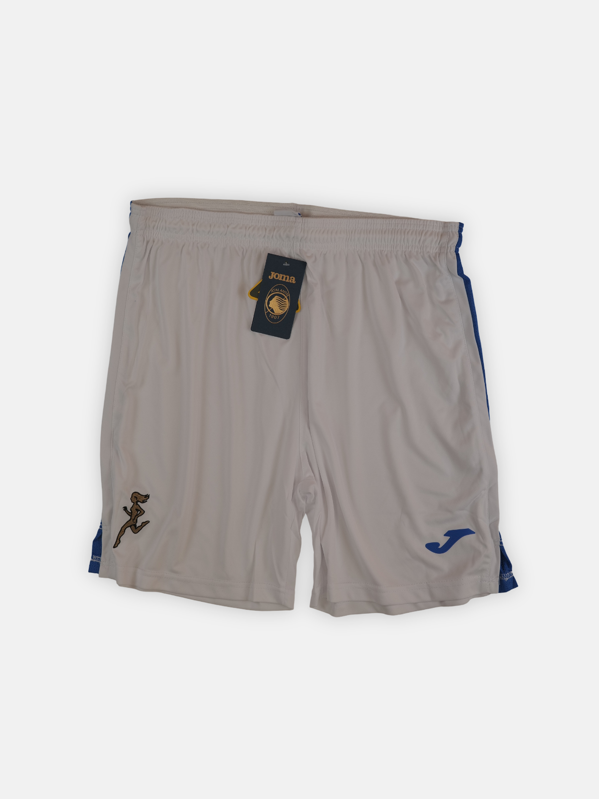 Joma Mens 2019-20 Atalanta Away Football Shorts / White / RRP £29.99