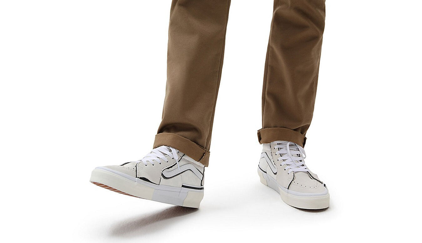 Vans Sk8-Hi Reconstruct Trainers / White / RRP £95