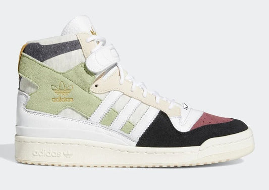 Adidas Mens Forum 84 High Trainers / White Beige / RRP £110