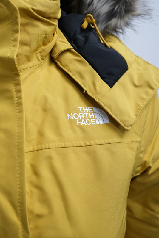The North Face Womens New Peak Parka Winter Coat / Golden Spice / RRP £380