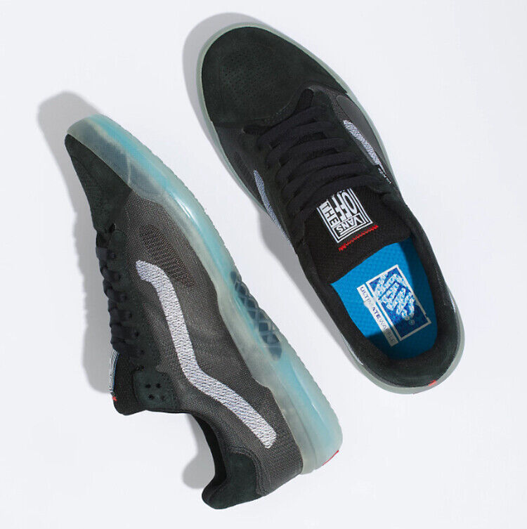Vans EVDNT Ultimate Waffle Skate Trainers / Black White/ Mens / RRP £105