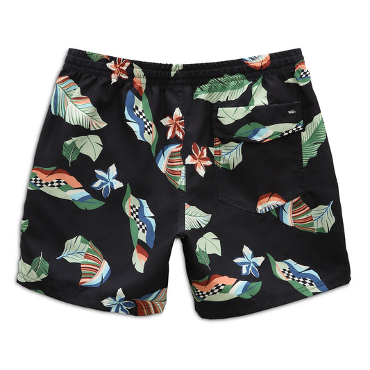 Vans Mens Volley Boardshorts / Black Floral / RRP £45