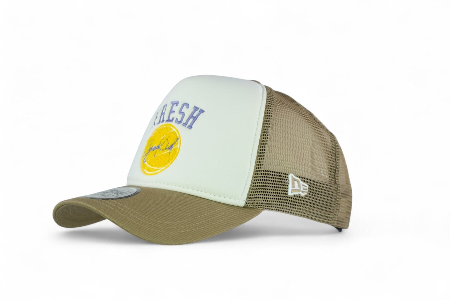 Fresh Ego Kid Trucker Cap / Tan White / RRP £35