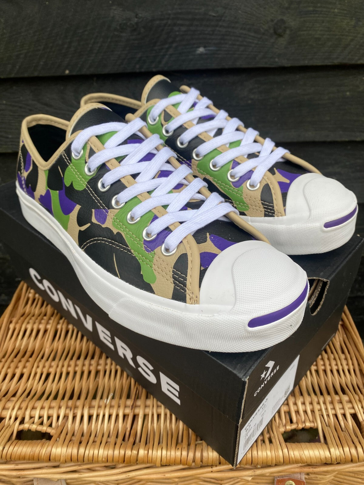 Converse Unisex Jack Purcell Archive Leather Low Trainers / BNIB / RRP £65