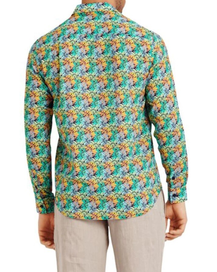 Vilebrequin Light Cotton Shirt / Unisex Caracal / Green / RRP £165