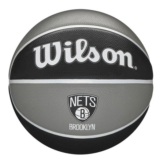 Wilson Brooklyn Nets Team Tribute Basketball / Grey/Black / RRP £32