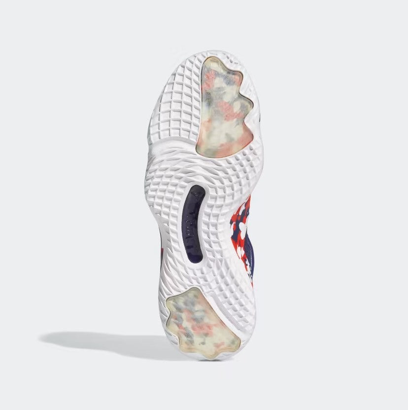 Adidas Mens D.O.N Issue 3 USA Basketball Shoes / Navy White Red / RRP £100