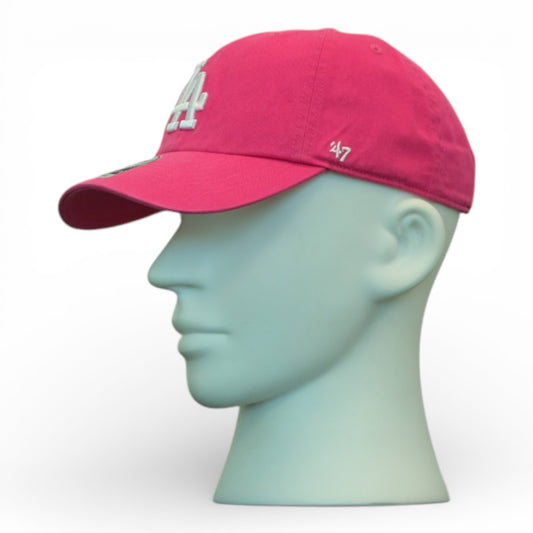 47 LA Dodgers Cap / Magenta Pink / Clean Up Relaxed Hat / RRP £25