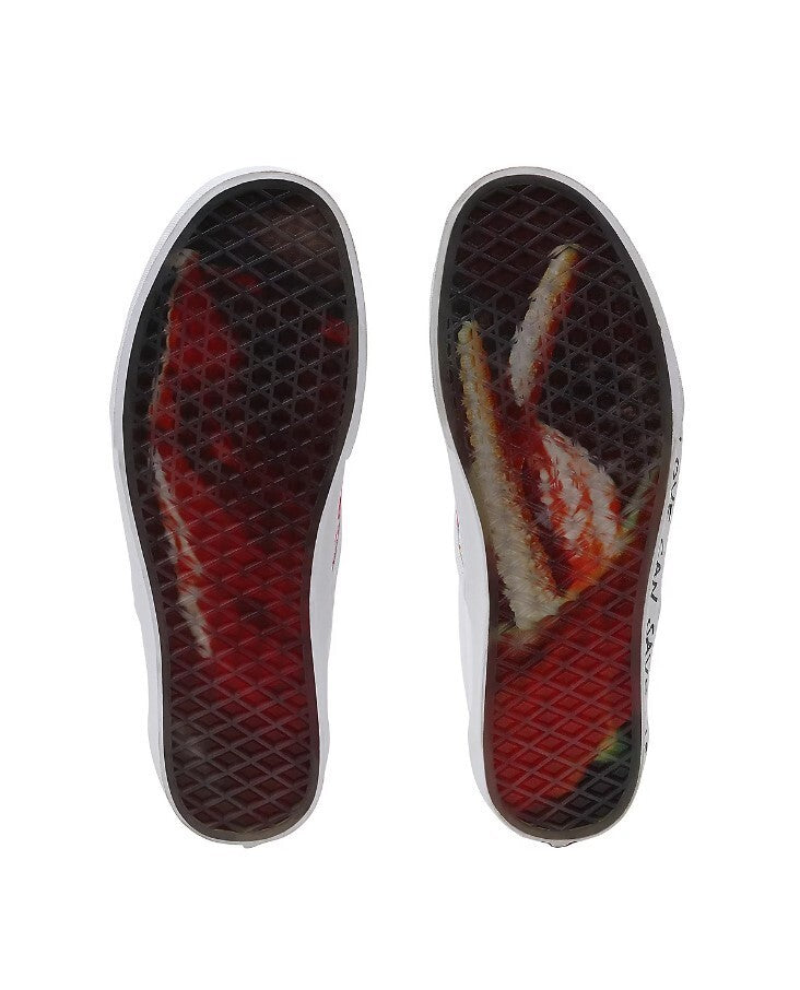 Vans Classic Slip-On Trainers / Gallery / White Red / RRP £65