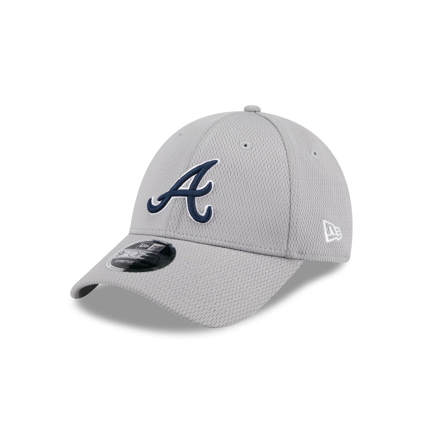 New Era Atlanta Braves 9Forty A-Frame Snapback Cap /  Grey White / RRP £27