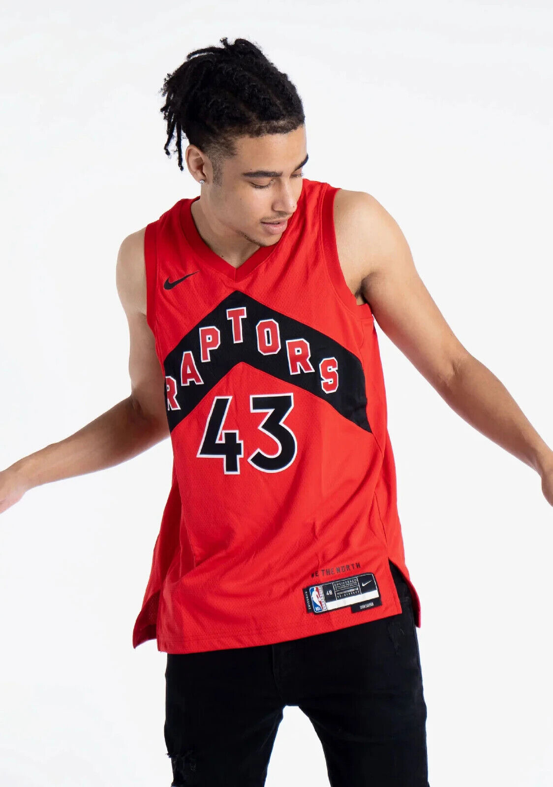 Nike Mens NBA Toronto Raptors Basketball Vest / Siakam 43 / RRP £95