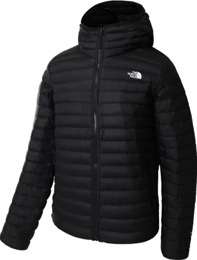 The North Face Mens Black Stretch Down Hoodie Puffer Jacket / RRP £245