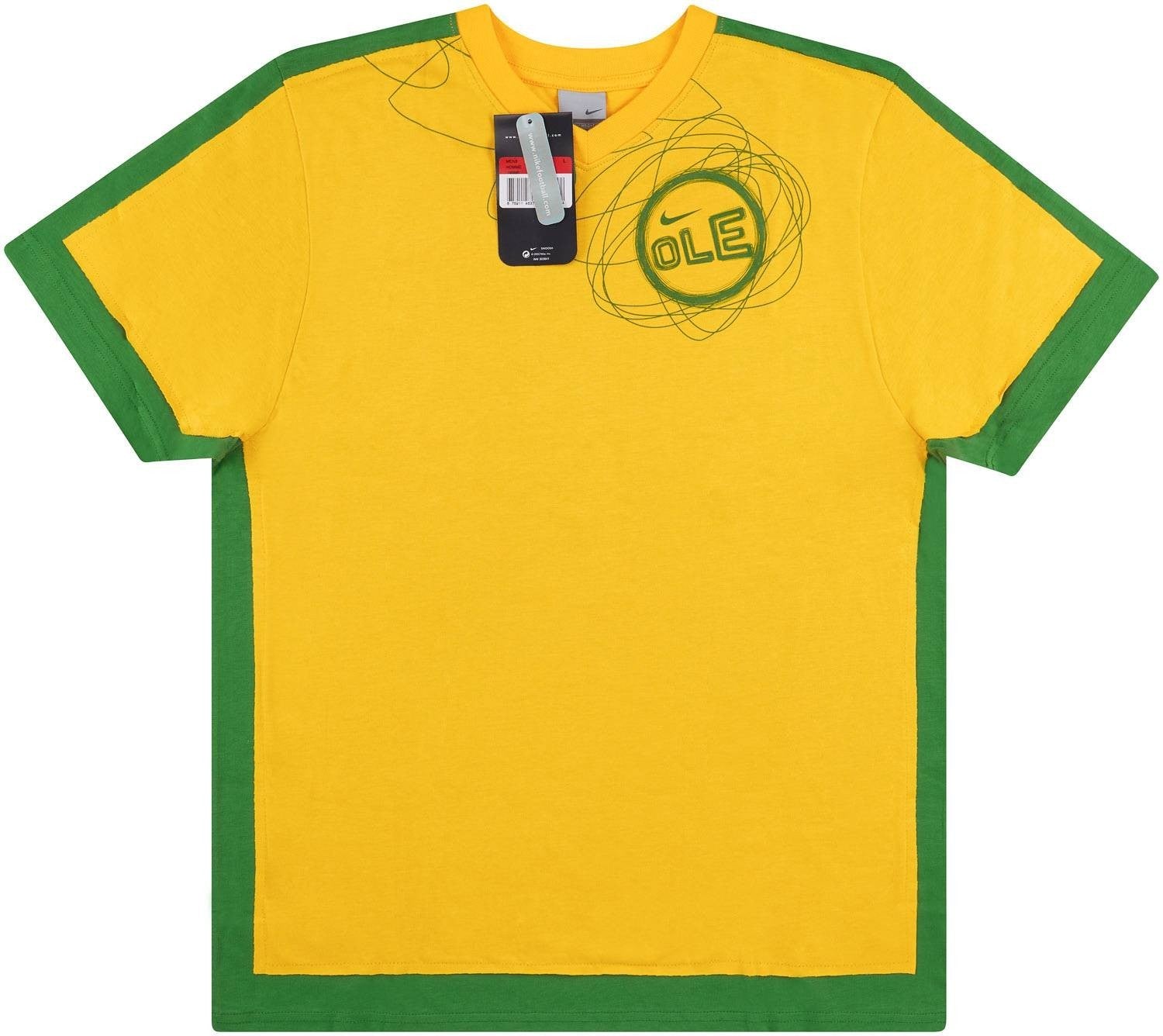 Nike Mens 2003-04 Nike 'Olé' Fan Tee / Yellow / RRP £19.99