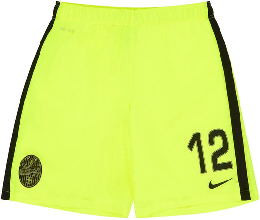 Nike Mens 2015-16 Hellas Verona Third Shorts / Yellow / RRP £29.99