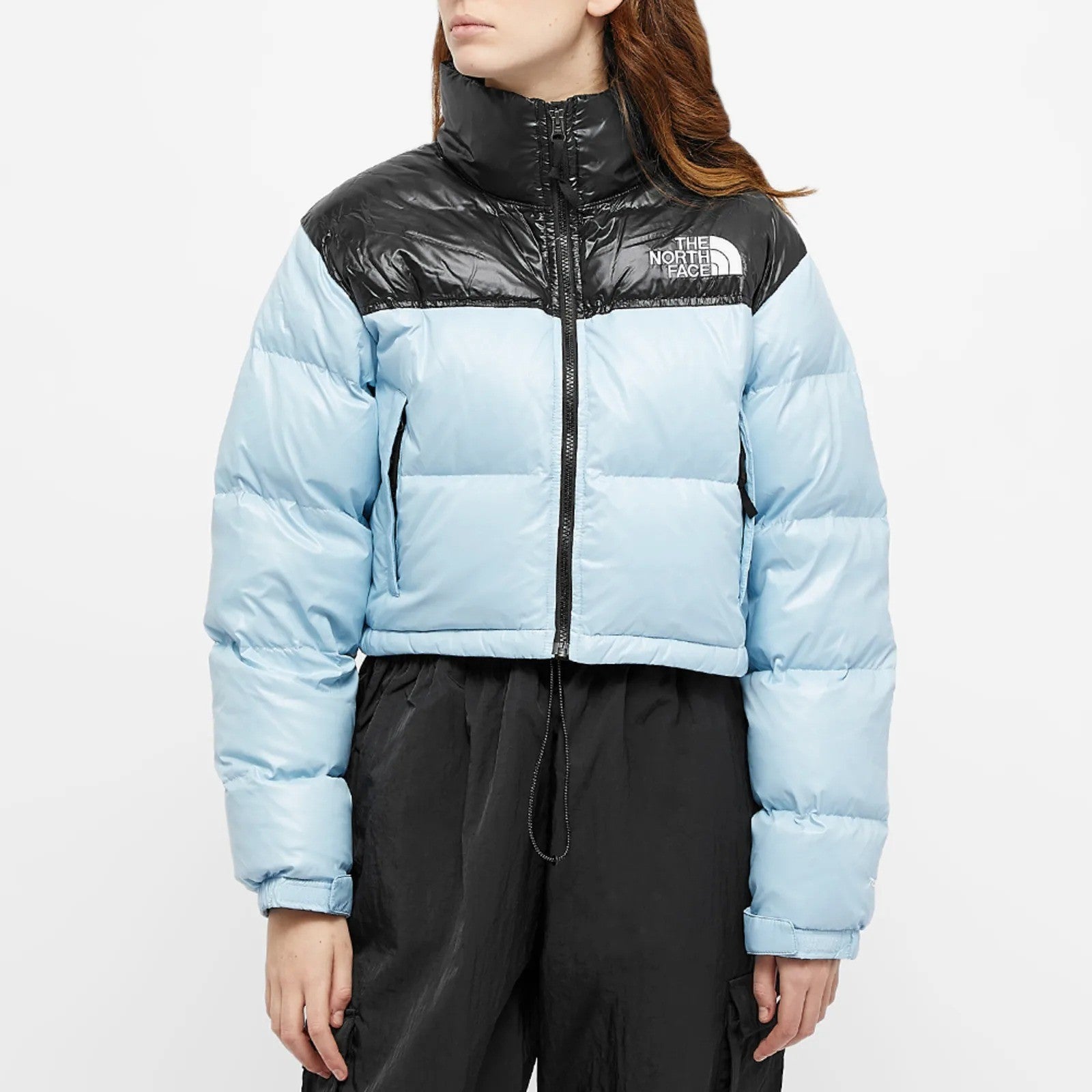 The North Face Womens Nuptse Short Jacket / Beta Blue / RRP £250