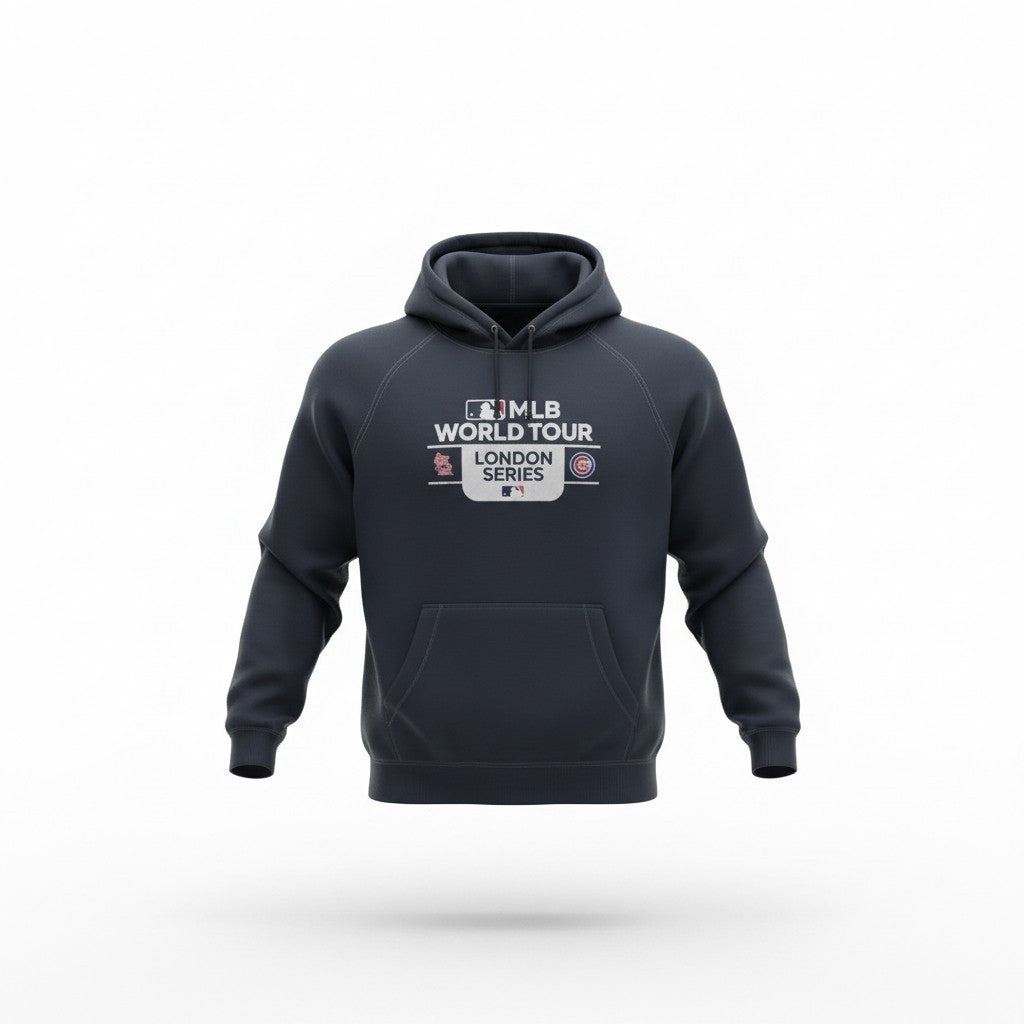 47 Mens Imprint Headline Hoodie  MLB London Series / Fall Navy / RRP £70
