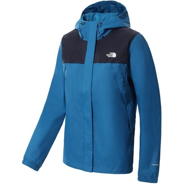 The North Face Women's Antora Hooded Rain Jacket Coat / Navy Blue / RRP £100