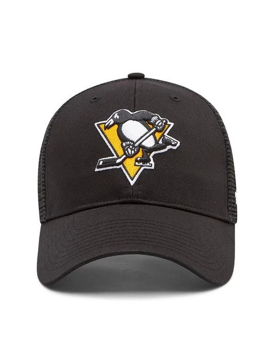 47 Brand Adult Pittsburgh Penguins Branson MVP Trucker Cap / Black / RRP £32