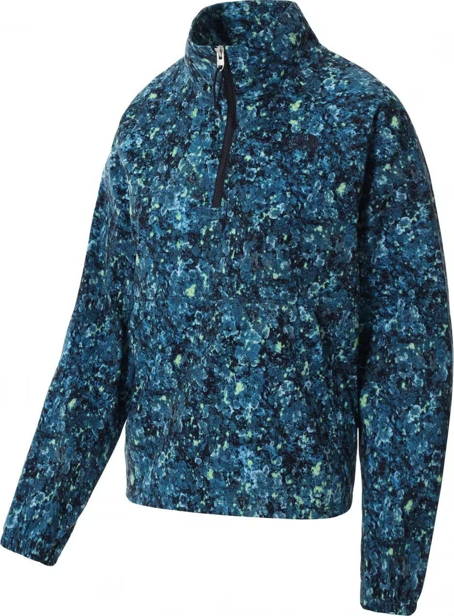 The North Face Womens Print Class V Pullover / Military Olive / RRP £125