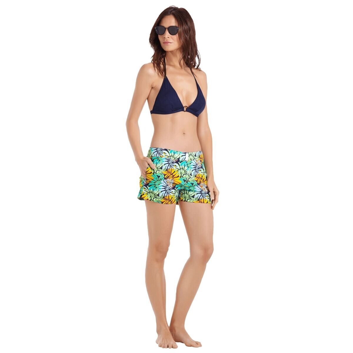 Vilebrequin Womens Swim Short / Ferise / Green Floral / RRP £190