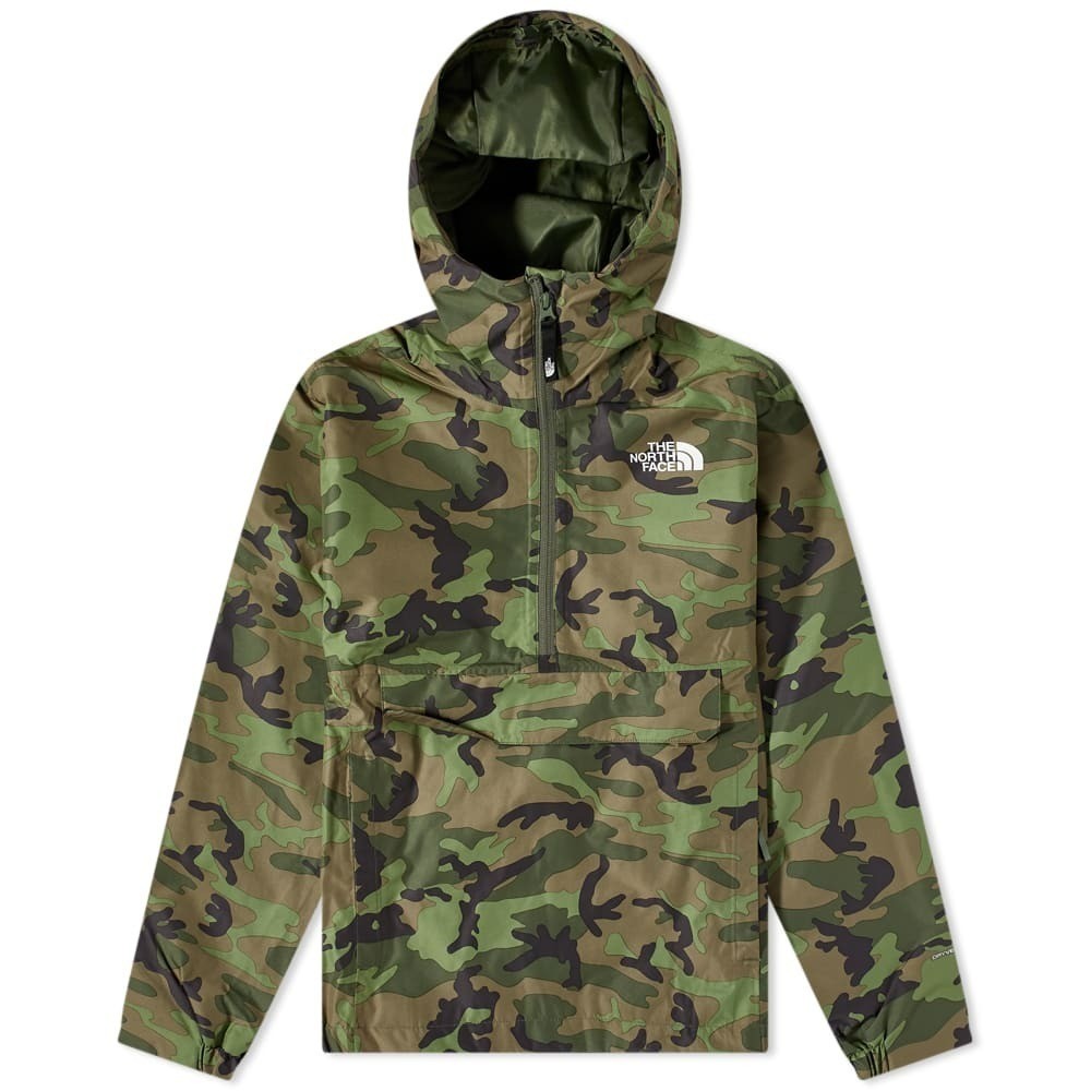 The North Face Mens Waterproof Fanorak / Thyme Brushwood Camoprint / RRP £155