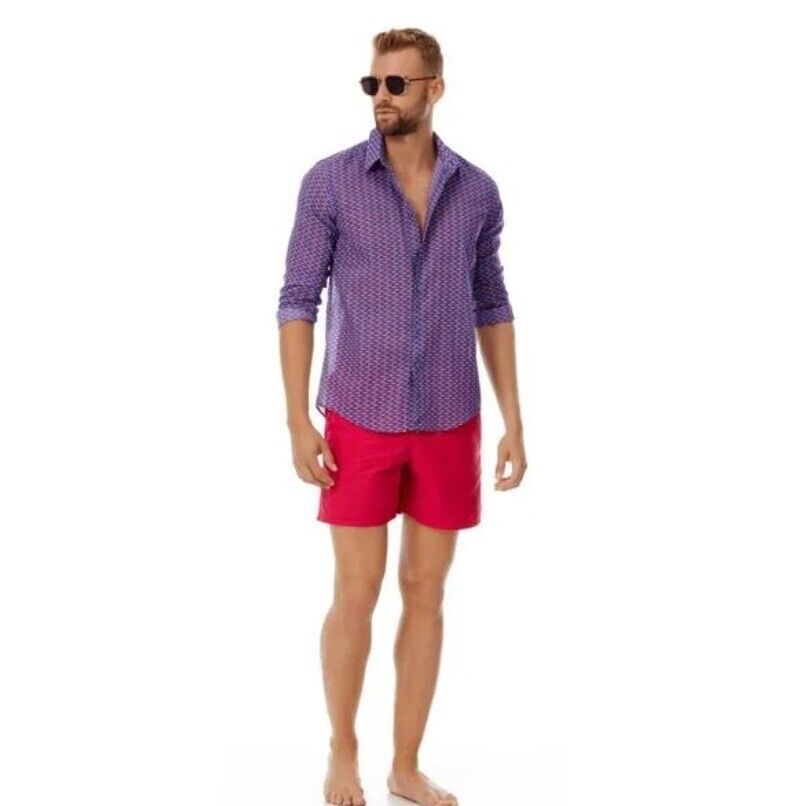 Vilebrequin Swim Shorts / Men’s / Moorea / Red / RRP £175