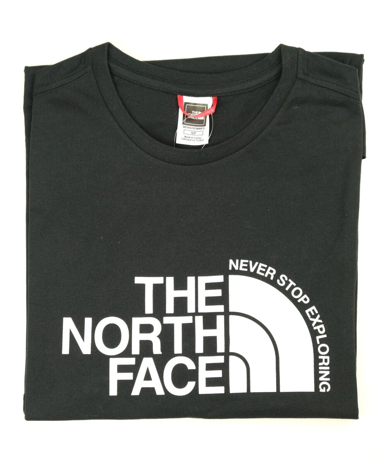 The North Face Mens Curved Logo T-Shirt / Black / RRP £25