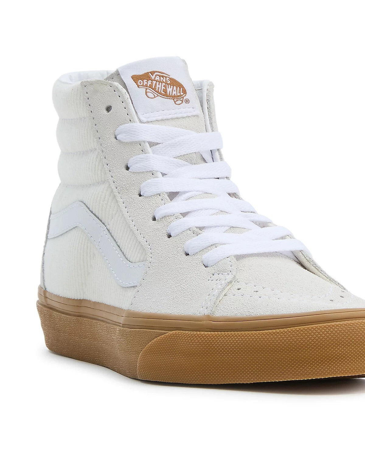 Vans Unisex Sk8 Hi Corduroy Trainers / Marshmallow Beige / RRP £85