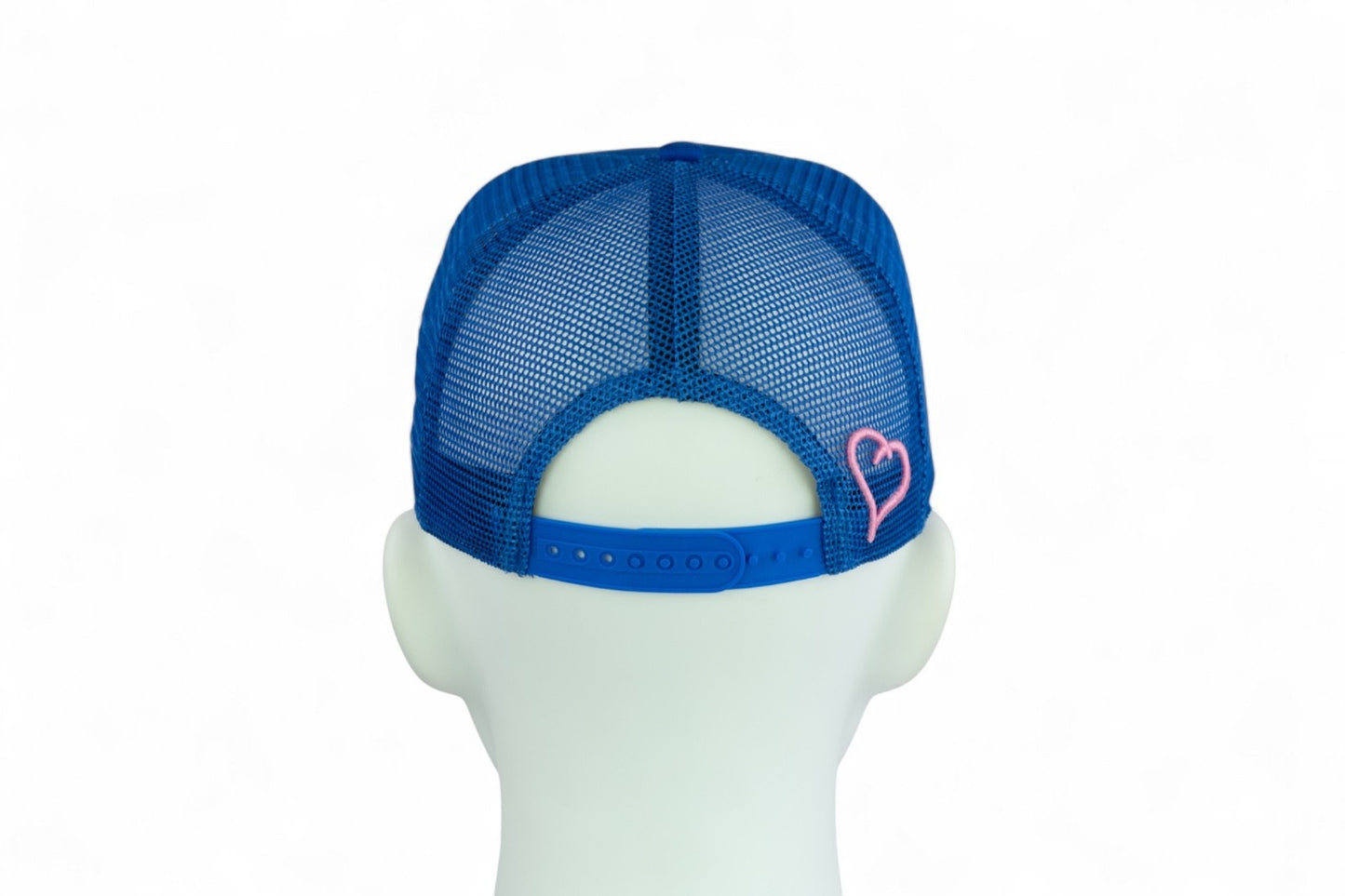 Fresh Ego Kid Script Trucker Cap / Blue White Pink / RRP £35