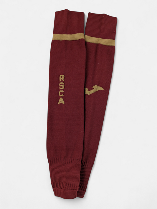 Joma Mens 2019-20 Anderlecht Footless Third Socks / BNWT / Maroon / RRP £13