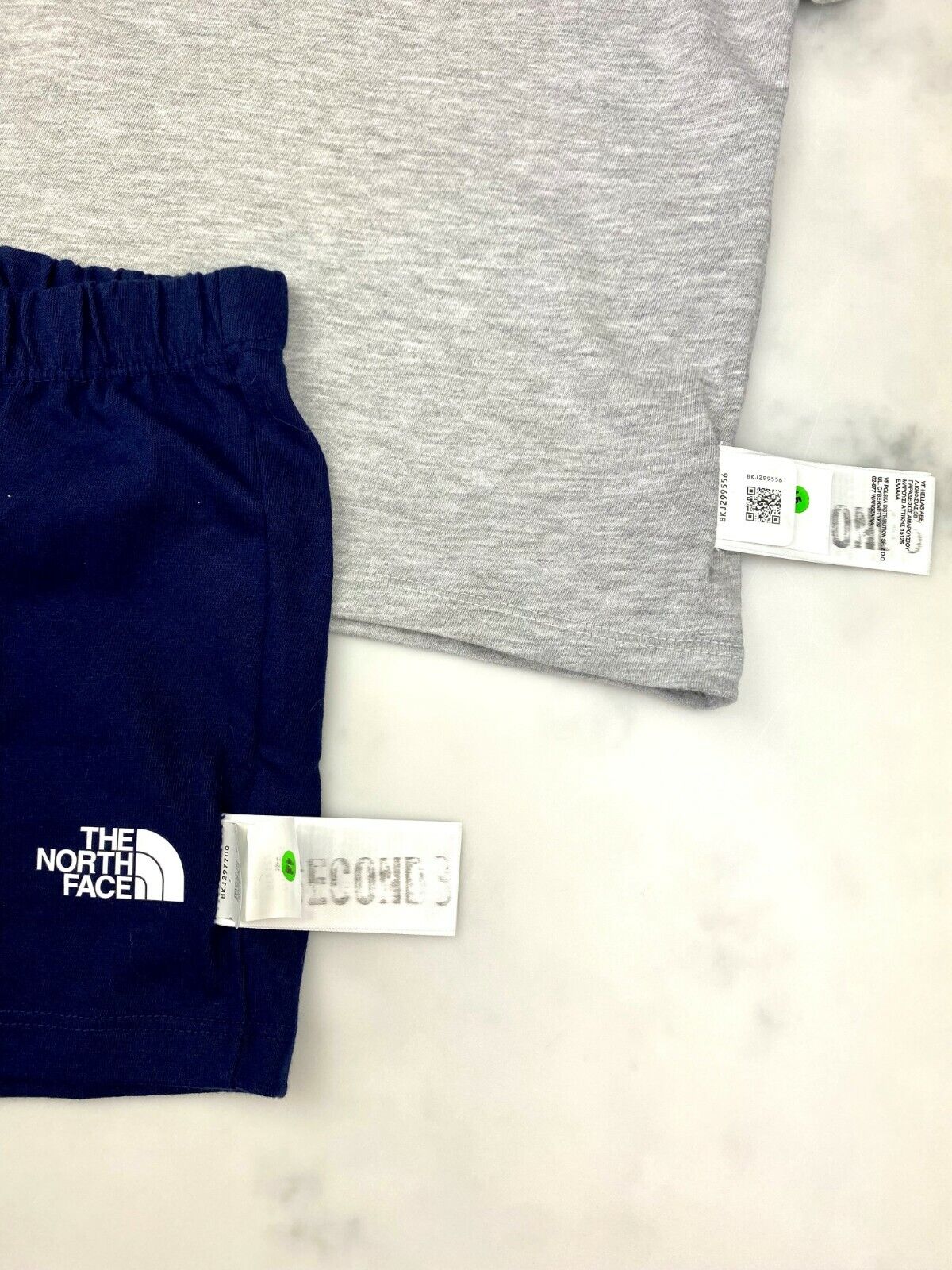 The North Face Toddler Cotton Summer T-Shirt and Short Set Grey Navy / RRP £35