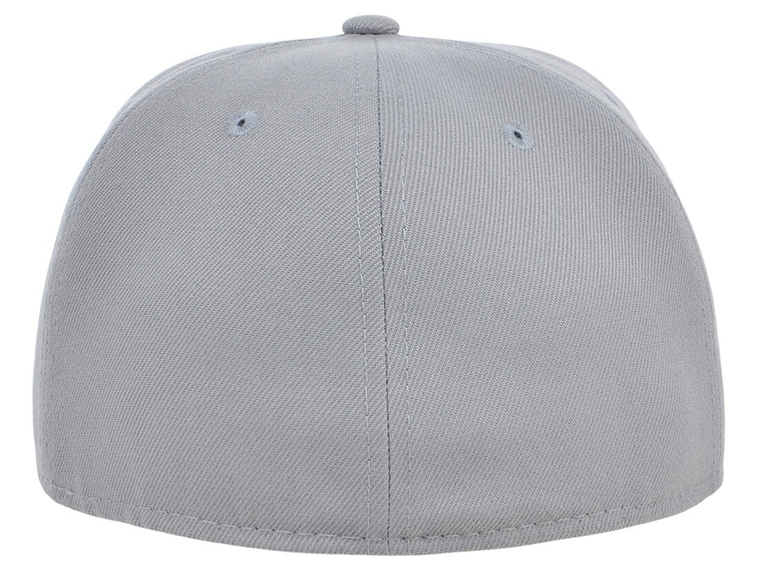 Crowns By Lids Unisex Plain Full Court Fitted UV Hat / Black Ivory / RRP £25
