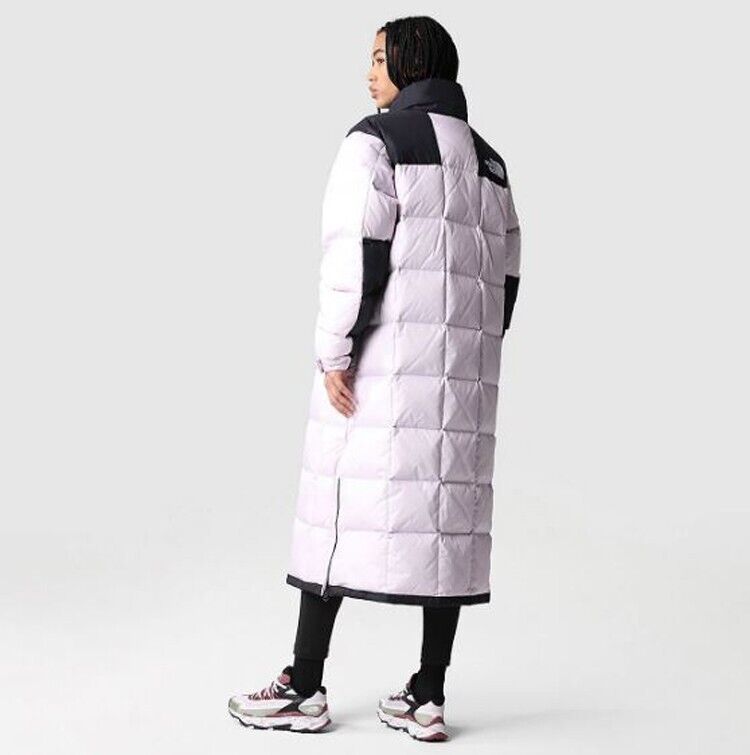 The North Face Womens Pink Lhotse Duster Long Puffer Coat / RRP £425