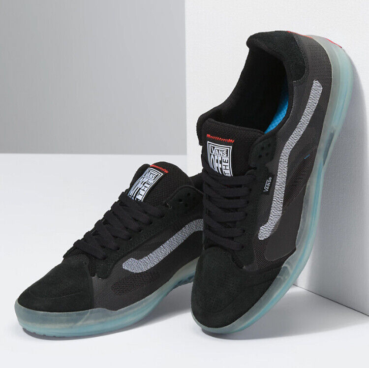 Vans EVDNT Ultimate Waffle Skate Trainers / Black White/ Mens / RRP £105