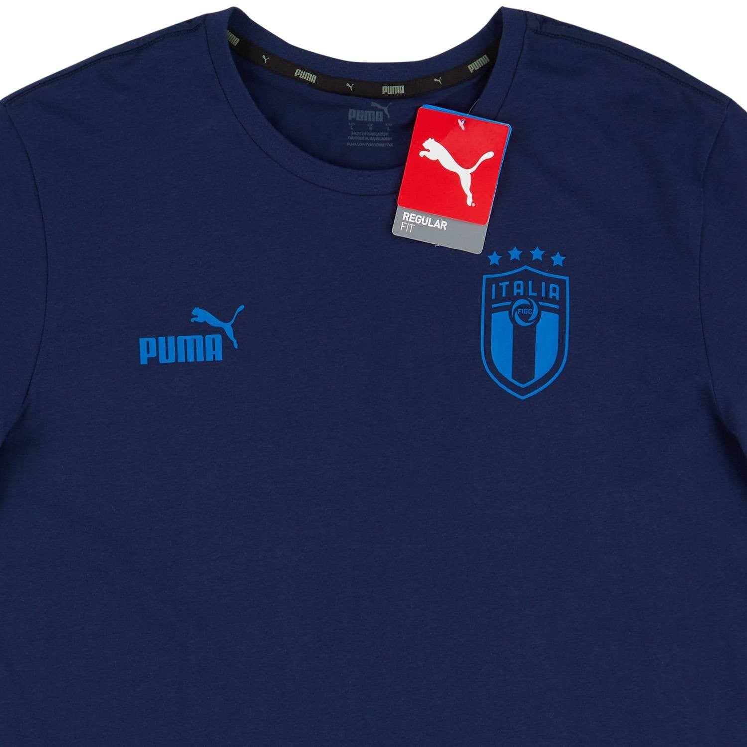 Puma Mens 2020-21 Italy Puma Fan Tee / Navy / RRP £32.99