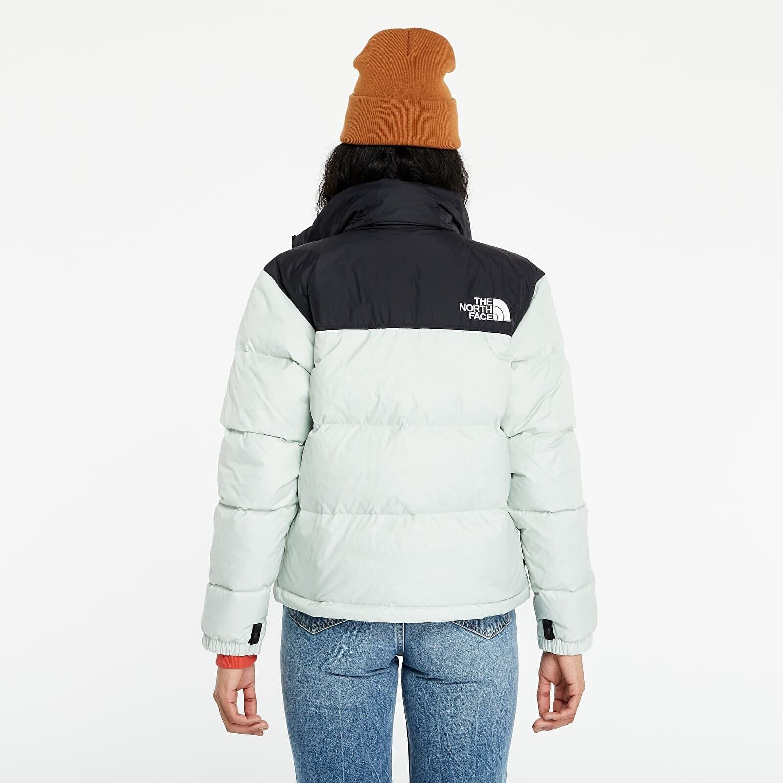 The North Face Womens 1996 Retro Nuptse Puffer / Green Mist / RRP £315