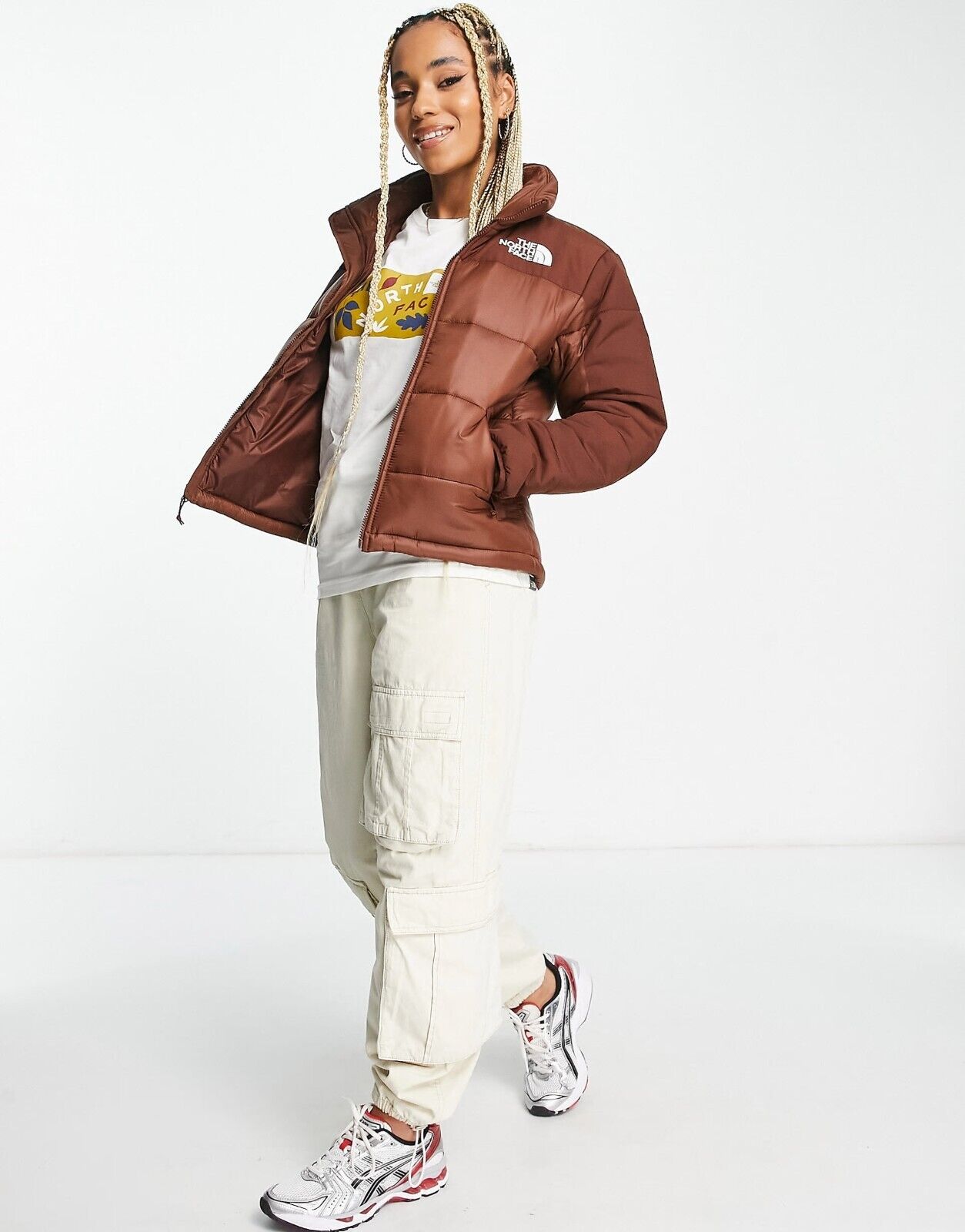 The North Face Womens Himalayan Insulated Jacket / Brown / RRP £215