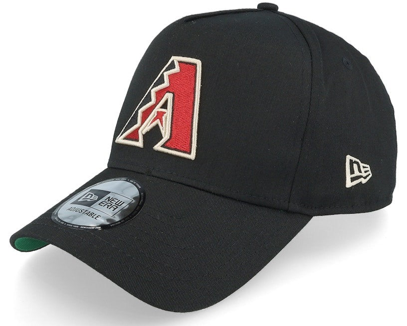 New Era Arizona Diamondbacks Patch 9FORTY A-Frame Adjustable Cap /Black/RRP £30