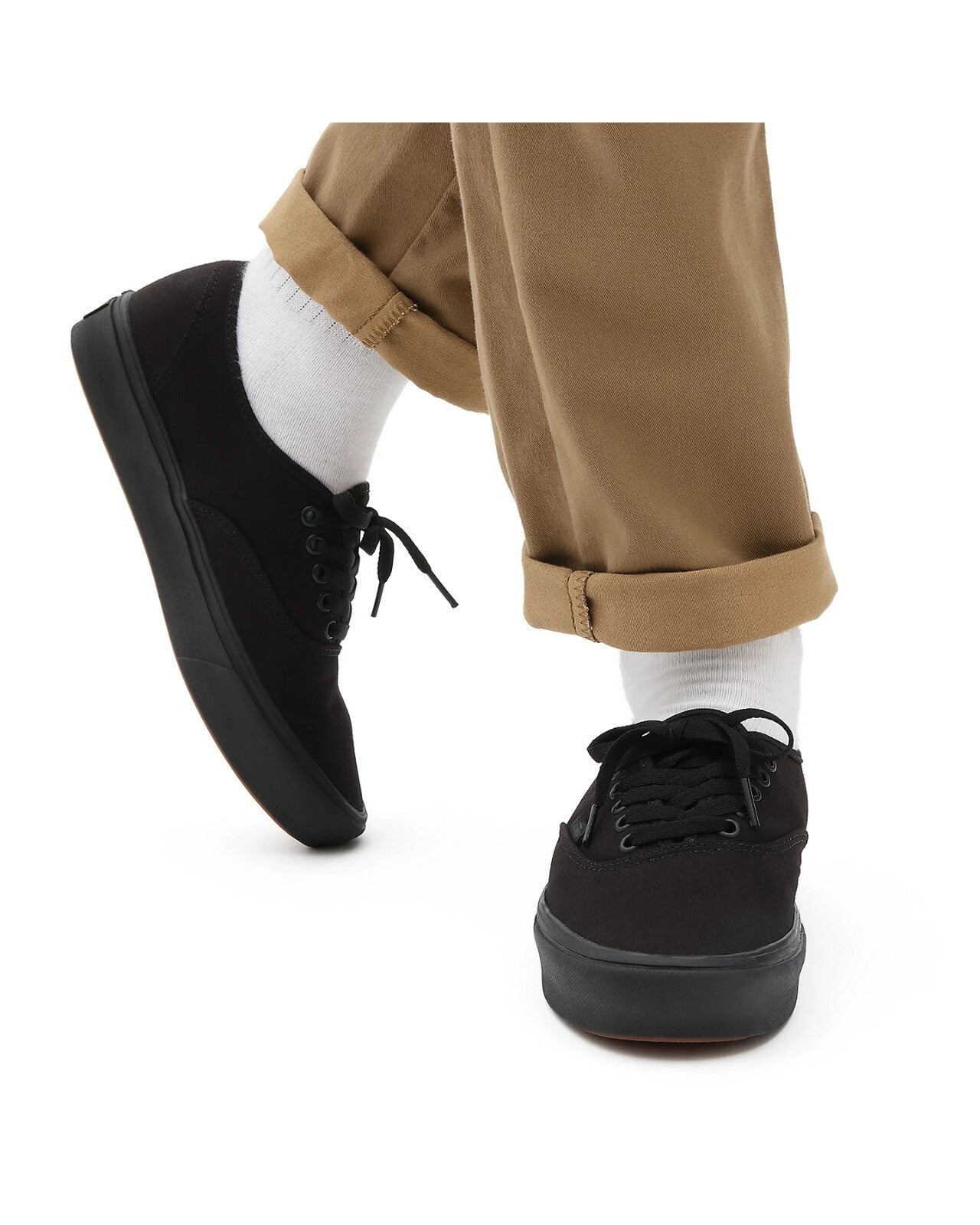 Vans Unisex Comfycush Authentic Trainers / Triple Black / RRP £65