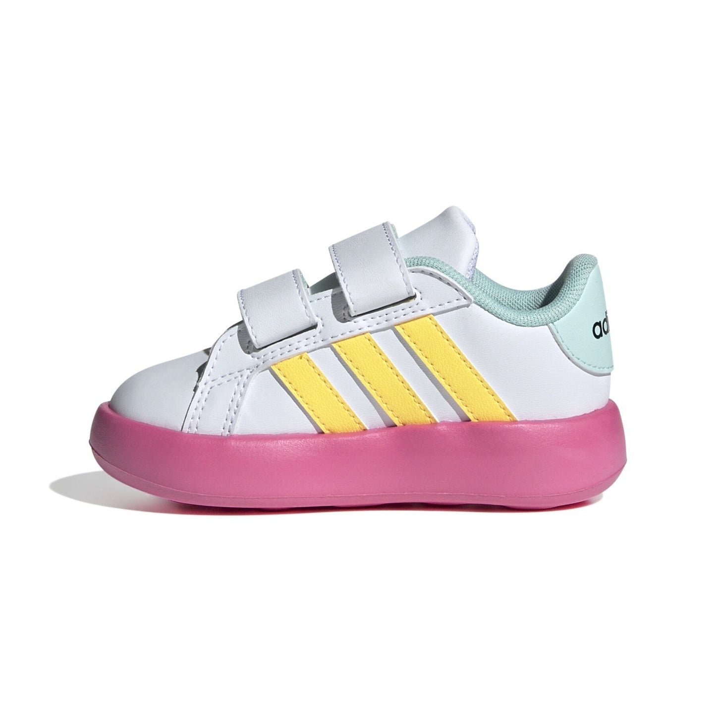 Adidas Kids / GRAND COURT MINNIE CF I Trainer / BNIB / White / RRP £35
